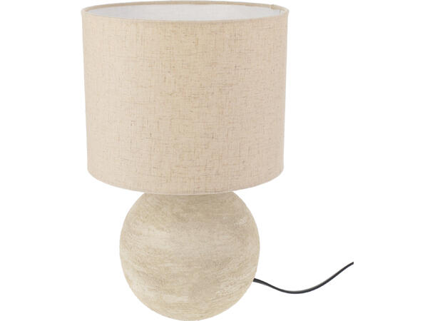 Lampe sand keramikk m/skjerm 36,5cm 