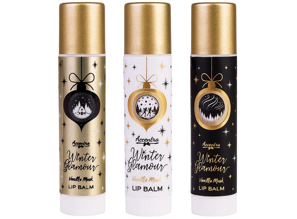 Leppepomade Leppebalsam tube 4g 3ass Display 12stk Duft: Vanilla Musk 