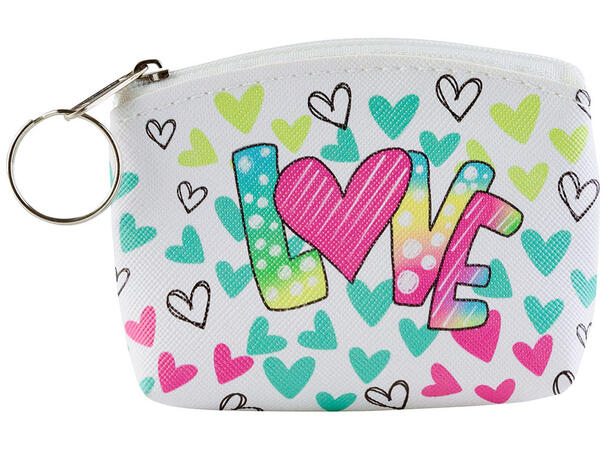 Lommebok Love 10x7cm 6ass Display 12stk 