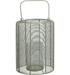 Lykt spiler 23x33cm metall glass grønn Vekt: 1515g