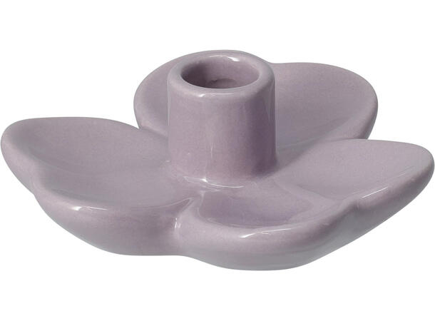 Lysestake blomst pastell 10,5x3,5cm 4ass 