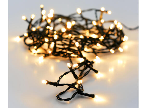 Lyslenke 48 LED batteri IP44 sort kabel Batteri: 3xAA 8 funksjoner 6/18t 