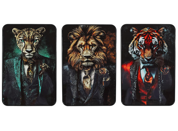 Maleri Gentlemen 20x30cm 3ass Forpakn.12stk 