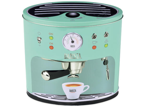 Metallboks Barista mint 21,5x11,5x21cm Næringsmiddelsgodkjent 
