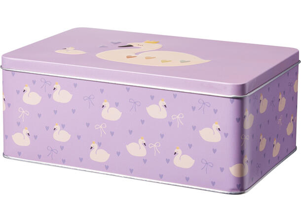 Metallboks motiv for barn 4ass s/2 Forpk 12sett 20x13x8cm 22x16x9cm 