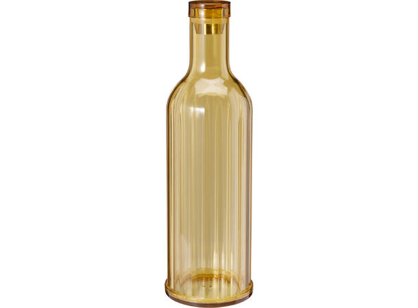 Mugge stripet 9x28,5cm 4ass 1 liter PP materiale 