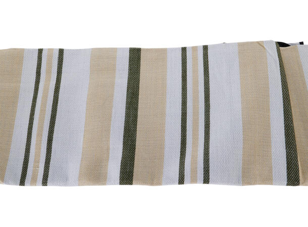 Piknikteppe stripet 150x200cm 2ass PU-lærhank 