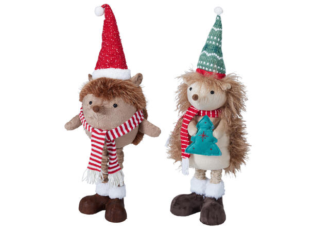 Pinnsvin dingle sittende total:84cm 2ass Polyester. m/sand fyll 