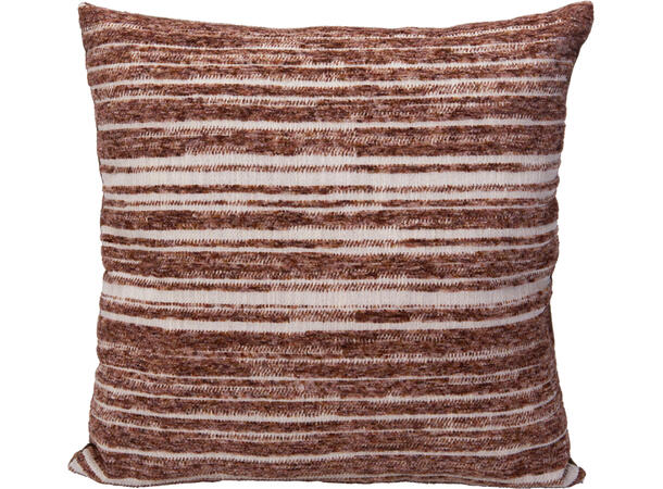 Pute Jaquard chenille 45x45cm 2ass Taupe Krem 