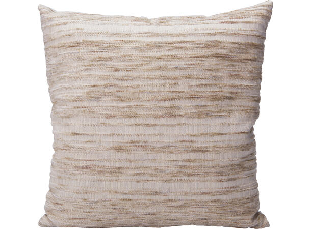 Pute Jaquard chenille 45x45cm 2ass Taupe Krem 