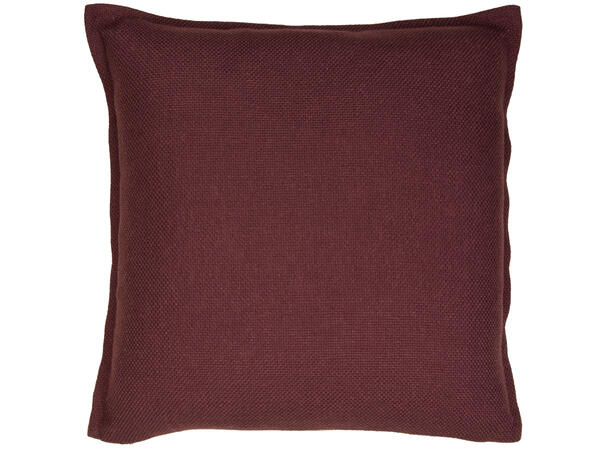 Putetrekk vevd ensfarget plomme 45x45cm 
