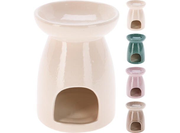 Røkelse stativ porselen 12x9cm 4ass Rosa, grønn, grå, lilla Vekt:420gram 