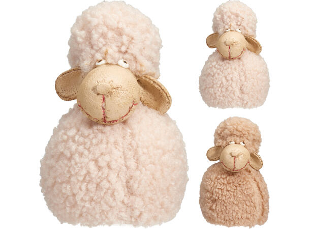 Sau polyesteratoff 8,5x11cm 2ass Vekt:160g 