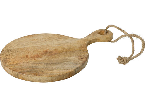 Skjærefjøl mangotre natur farge 2ass 30x16,5cm, rundt 30x22cm 