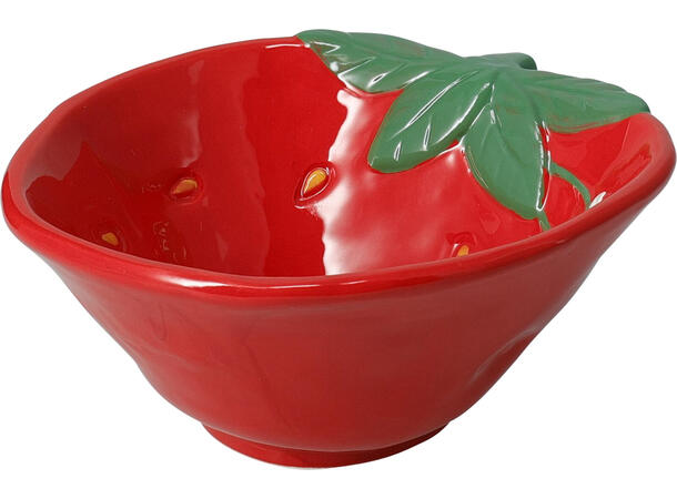 Skål frukt keramikk 200ml 17x12cm 3ass 