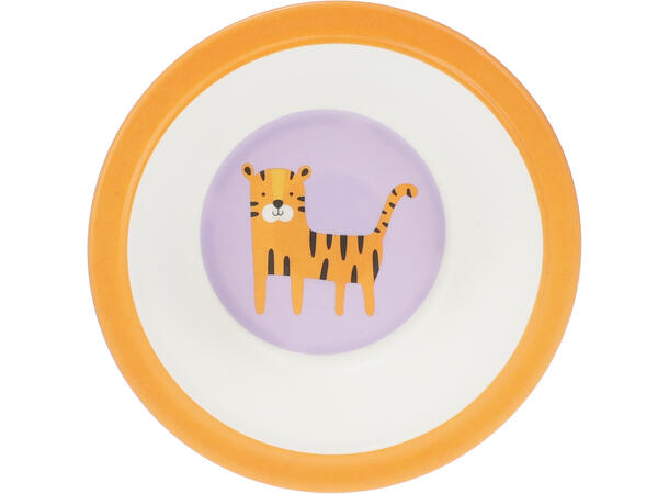 Skål melamin 16x4cm 400ml 4ass Forpk 24stk 