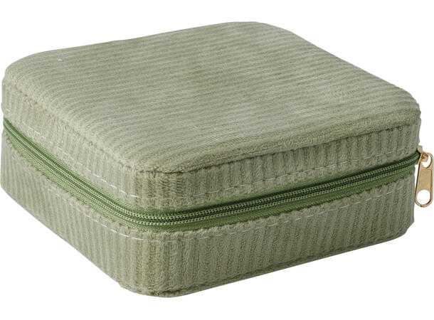 Smykkeskrin 12x12x5cm 3ass Forpk 24stk Offwhite rosa grønn 