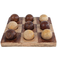 Spill Tic Tac Toe mango 10x10x3cm 3 på rad