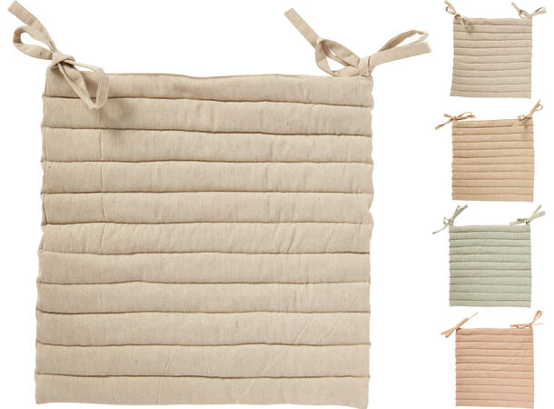 Stolpute rosa taupe beige grønn 40x40cm 12stk i display 80% bomull/20% polyester 