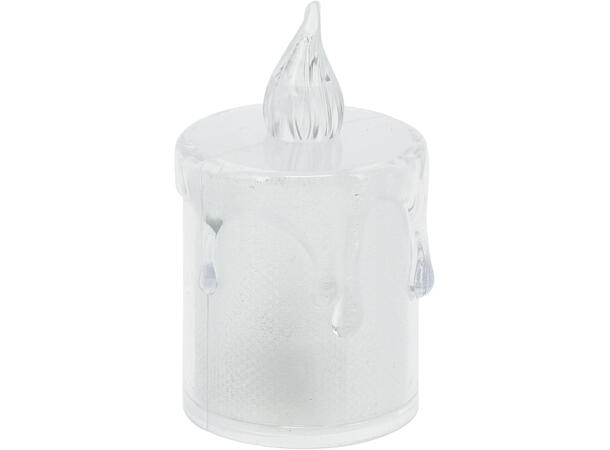 Telys LED klar/blank 3stk i sett Forpk 12pk Batteri 3xLR1130 inkl. 