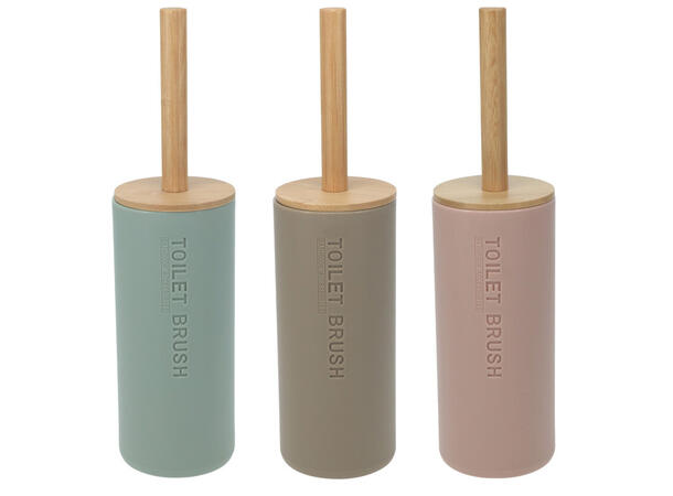 Toalettbørste PS+bambus 9x21,5cm 3ass 