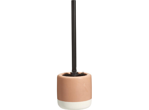 Toalettbørste m/holder 12x38cm 3ass Keramikk/PP 