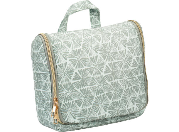 Toalettmappe m/krok pastell 26x22cm 3ass 