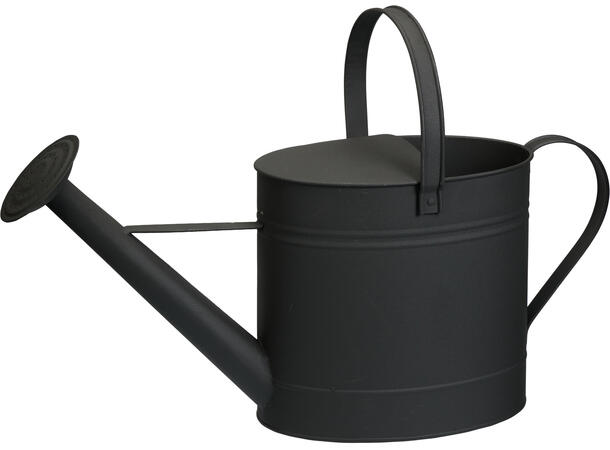 Vannkanne mørk grå metall 59x18x28,5cm Med 2 håndtak 