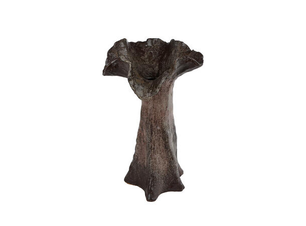 Vase brun keramikk 24,5x21,5x37cm 