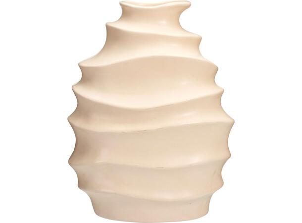 Vase keramikk sanddyne 19x13x23cm Vekt: 1070g 