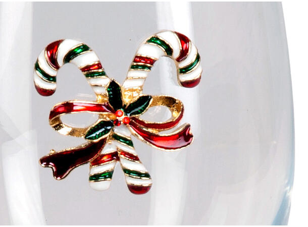 Vinglass blankt m/dekor sløyfe h:22,5cm Volum: 480ml. Kommer i gaveeske. Forpk 6 