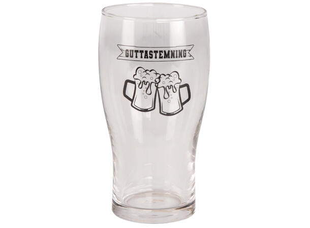 Ølglass m/bjelle Guttastemning 0,5l 16cm Bjelle: Ring for påfyll 