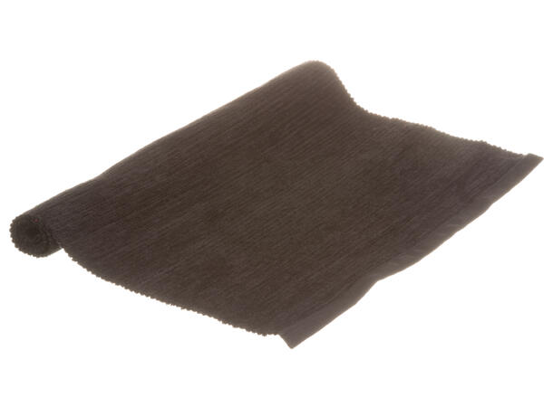 Brikke chenille bomull sort 33x48cm 