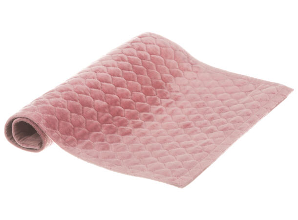 Brikke bikube velur rosa 33x45cm 