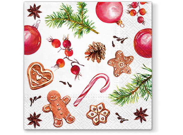 Serviett Homemade Sweets Lunsjserviett 20 stk 3-lags 33x33cm 