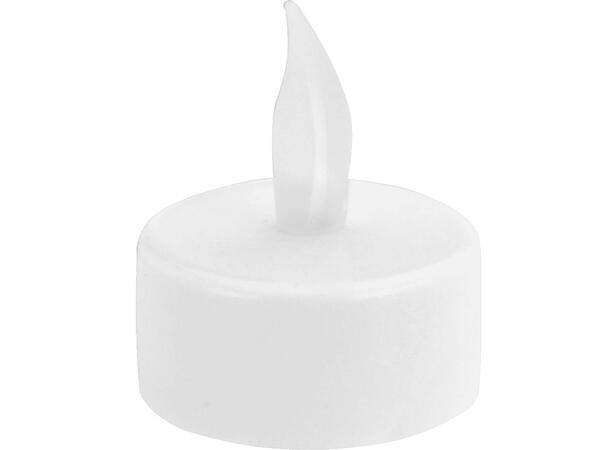 Telys LED med varmhvitt lys s/4 Batteri:4xCR2032 Inkludert 