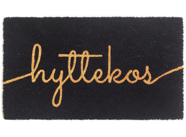 Dørmatte Hyttekos sort 40x70cm Kokosmateriale/minimum 8stk 