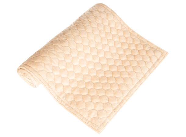 Løper bikube velur varm beige 33x100cm 