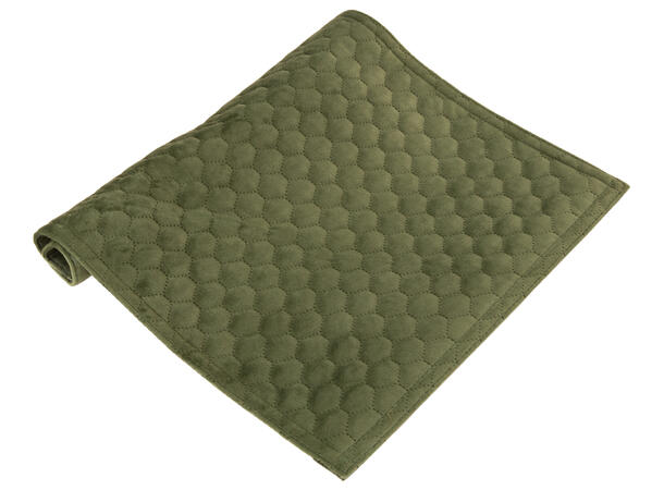 Brikke bikube velur lys grønn 33x45cm 