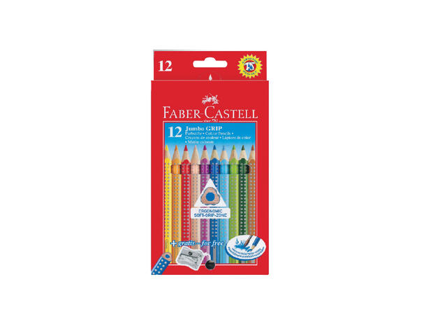 FC Jumbo Grip fargeblyanter m/spisser EP 