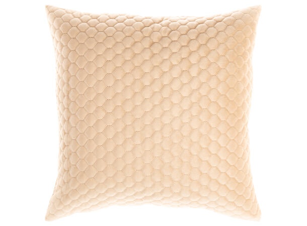 Putetrekk bikube velur varm beig 45x45cm 