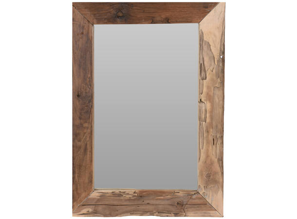 Speil resirkulert teak 50x70cm Kan henge både horisontalt/vertikalt 