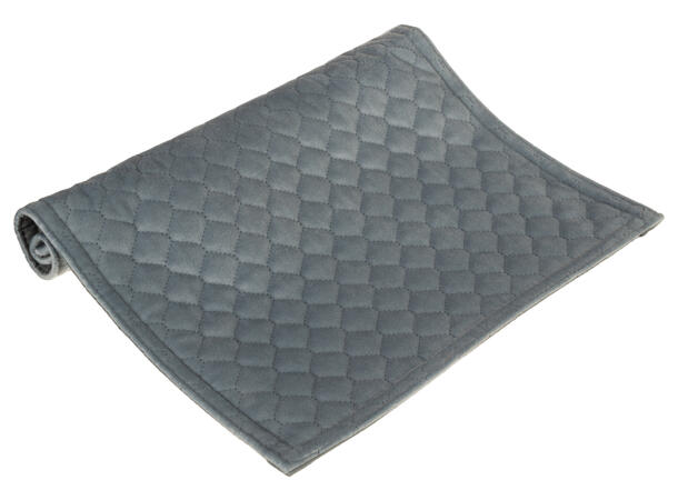 Brikke bikube velur lys blå 33x45cm 