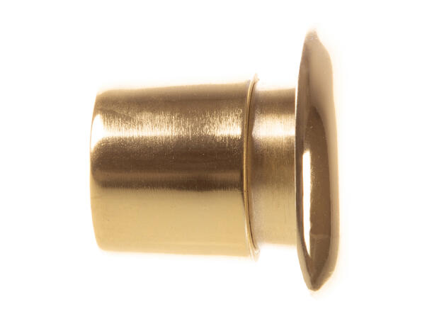 Knagg rund gull metall d:5cm 