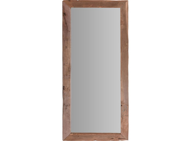 Speil resirkulert teak 100x70cm Kan henge både horisontalt/vertikalt 