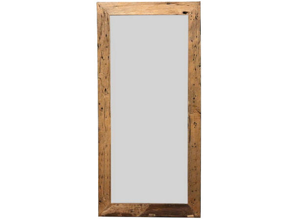 Speil resirkulert teak 160x70cm Kan henge både horisontalt/vertikalt 