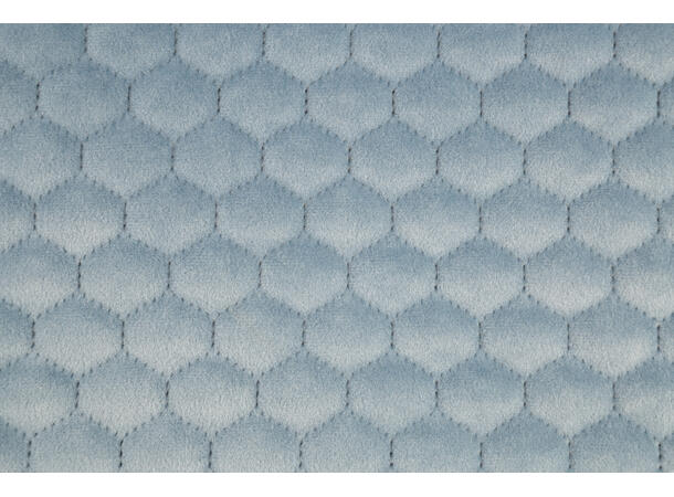 Løper bikube velur lys blå 40x140cm 