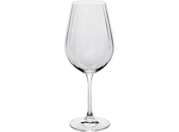 Glass vin stripet krystall 2 stk h:23cm Dia topp:7cm 