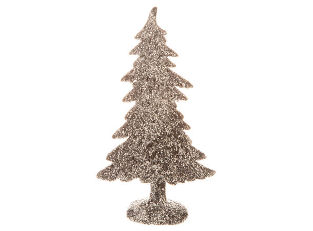 Juletre edelgran sort m/glitter h:20cm 