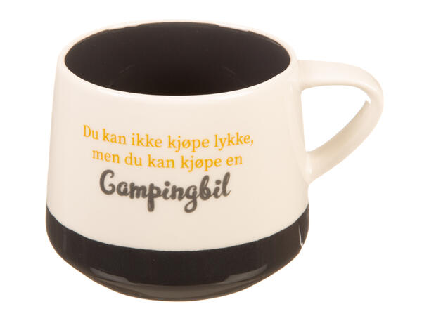 Krus Kjøpe lykke/Campingbil...blå 275ml 270g D:8/9,5cm H:7,5cm 